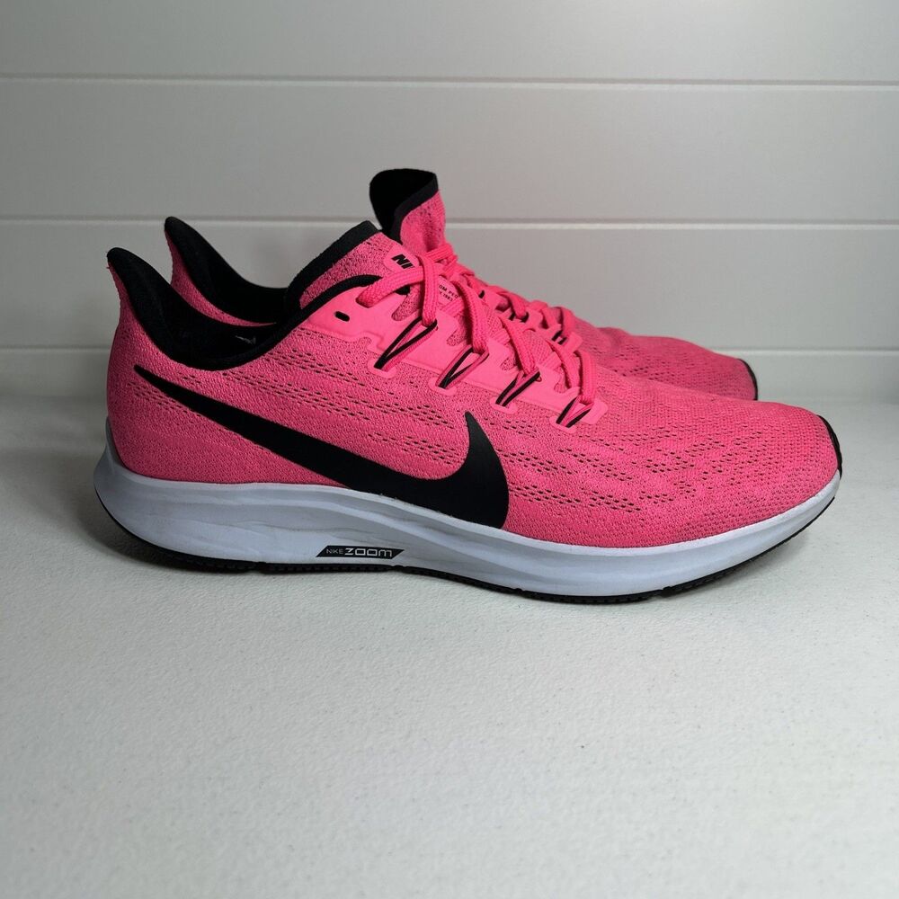 Nike Zoom Women’s Shoes Size 11 Pegasus 36 Pink Black Running Sneakers